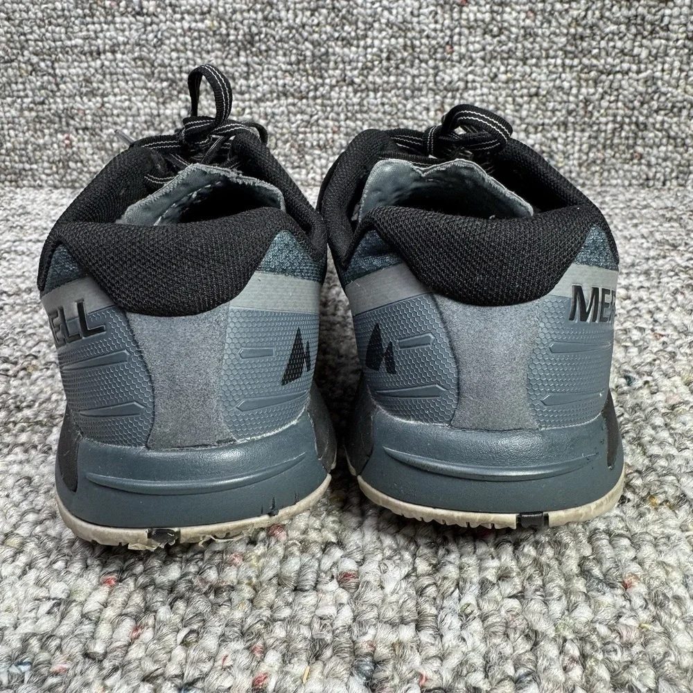 Merrell Shoes Mens Size 7 Bare Access Flex Running Sneakers Black Gray